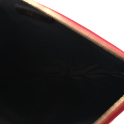 Fendi Calfskin Snakeskin F is Fendi Triplette Pouch Set Red Multicolor 4 of 10