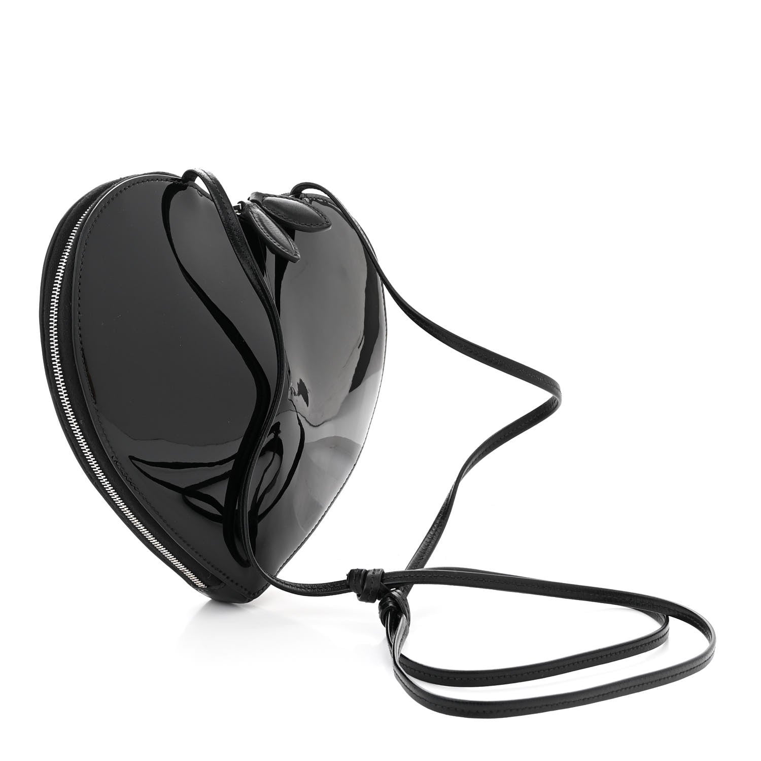Alaia Patent Calfskin Le Coeur Bag Black 3 of 9