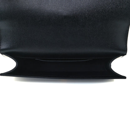 Saint Laurent Grain De Poudre Classic Monogram Kate Clutch Black 5 of 12
