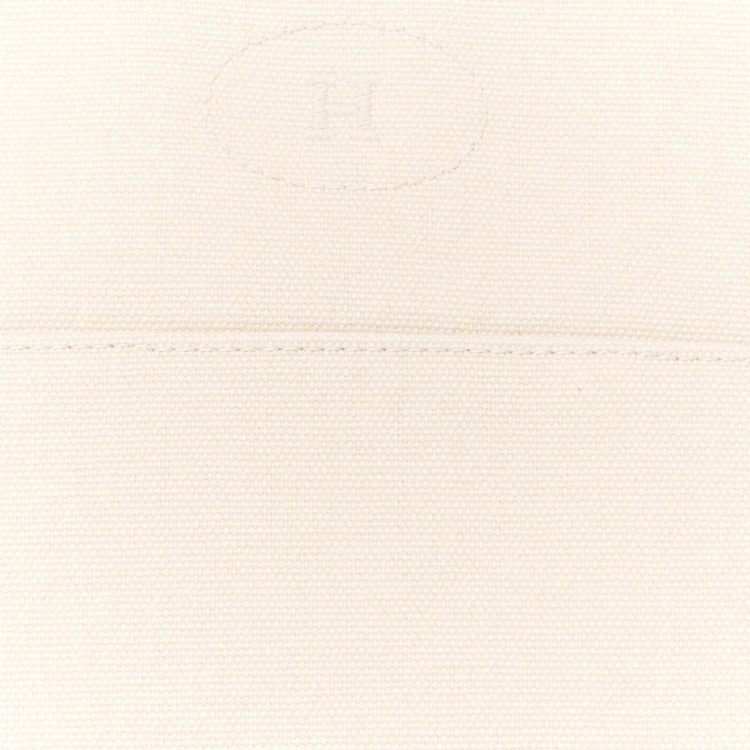 Hermes Cotton Canvas Bolide Travel Cosmetic Pouch Natural 7 of 9