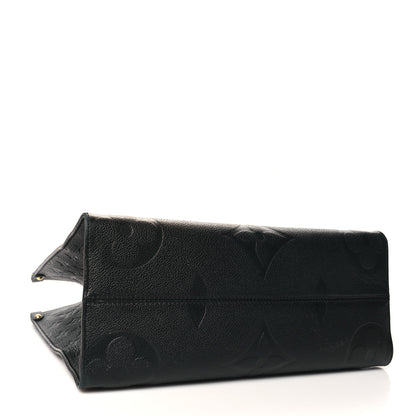 Louis Vuitton Empreinte Monogram Giant Onthego MM Black 4 of 12