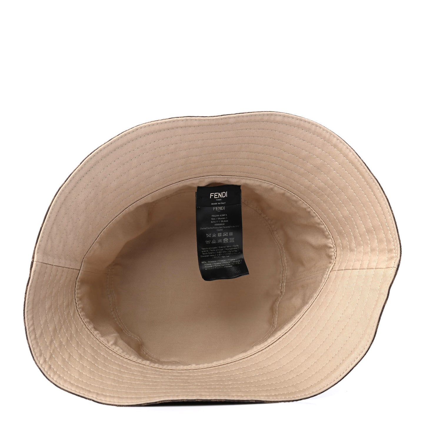 Technical Fabric FF Reversible Bucket Hat S Tobacco Beige