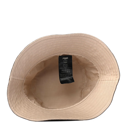 Fendi Technical Fabric FF Reversible Bucket Hat S Tobacco Beige 4 of 4
