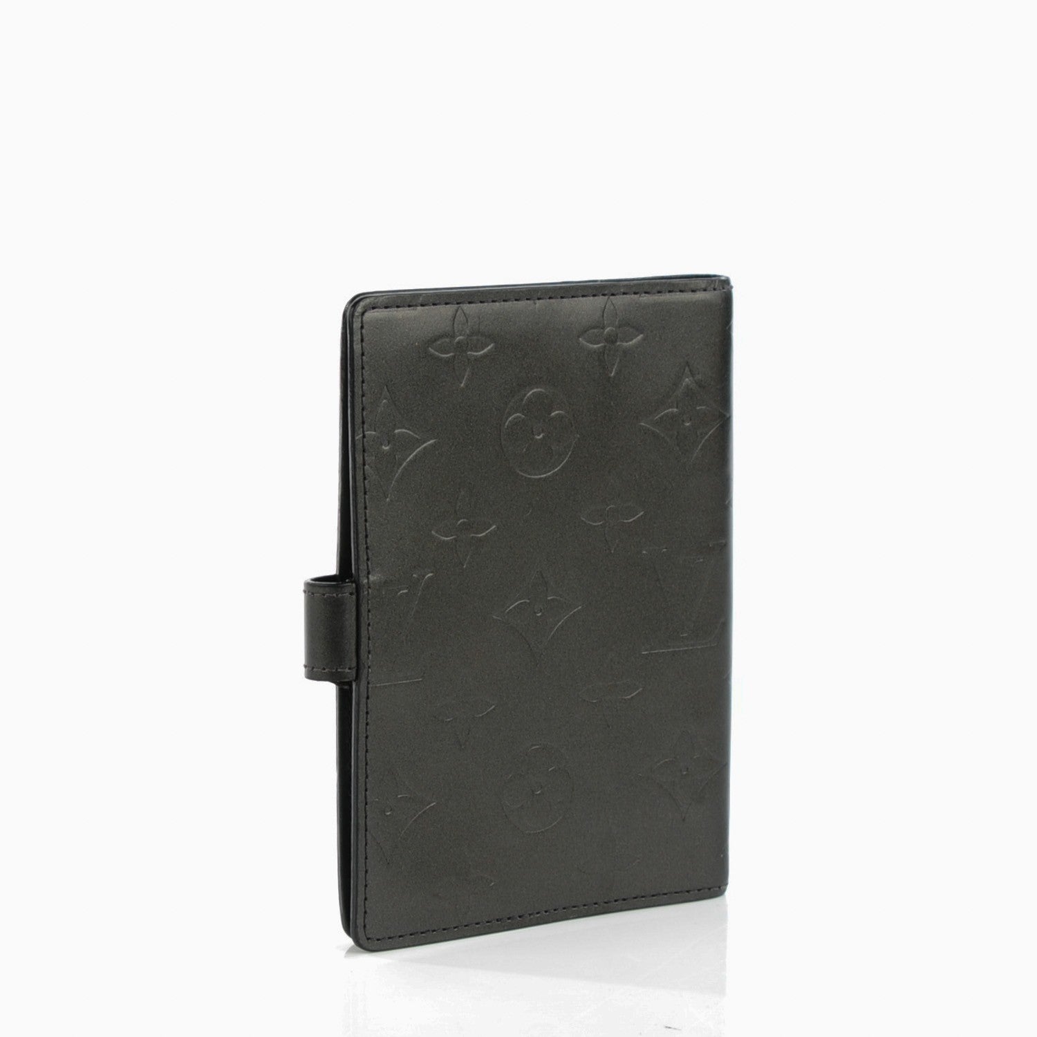Louis Vuitton Mat Monogram Small Ring Agenda Cover Black 3 of 7