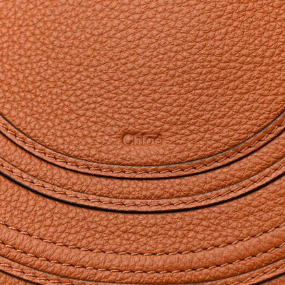 Chloe Raffia Calfskin Marcie Basket Small Marcie Round Crossbody Bag Tan 8 of 15