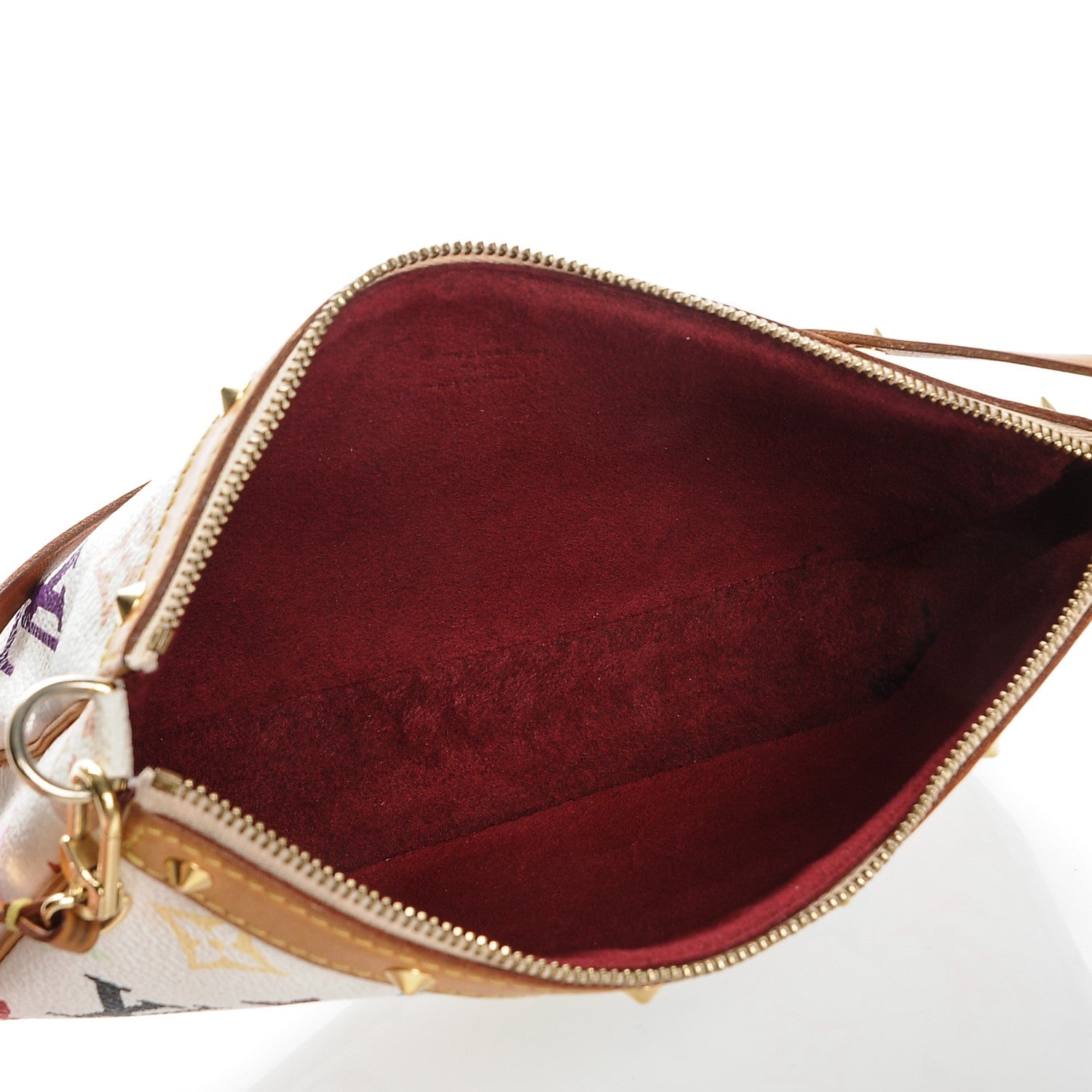 Louis Vuitton Monogram Multicolor Pochette Accessories White 5 of 8