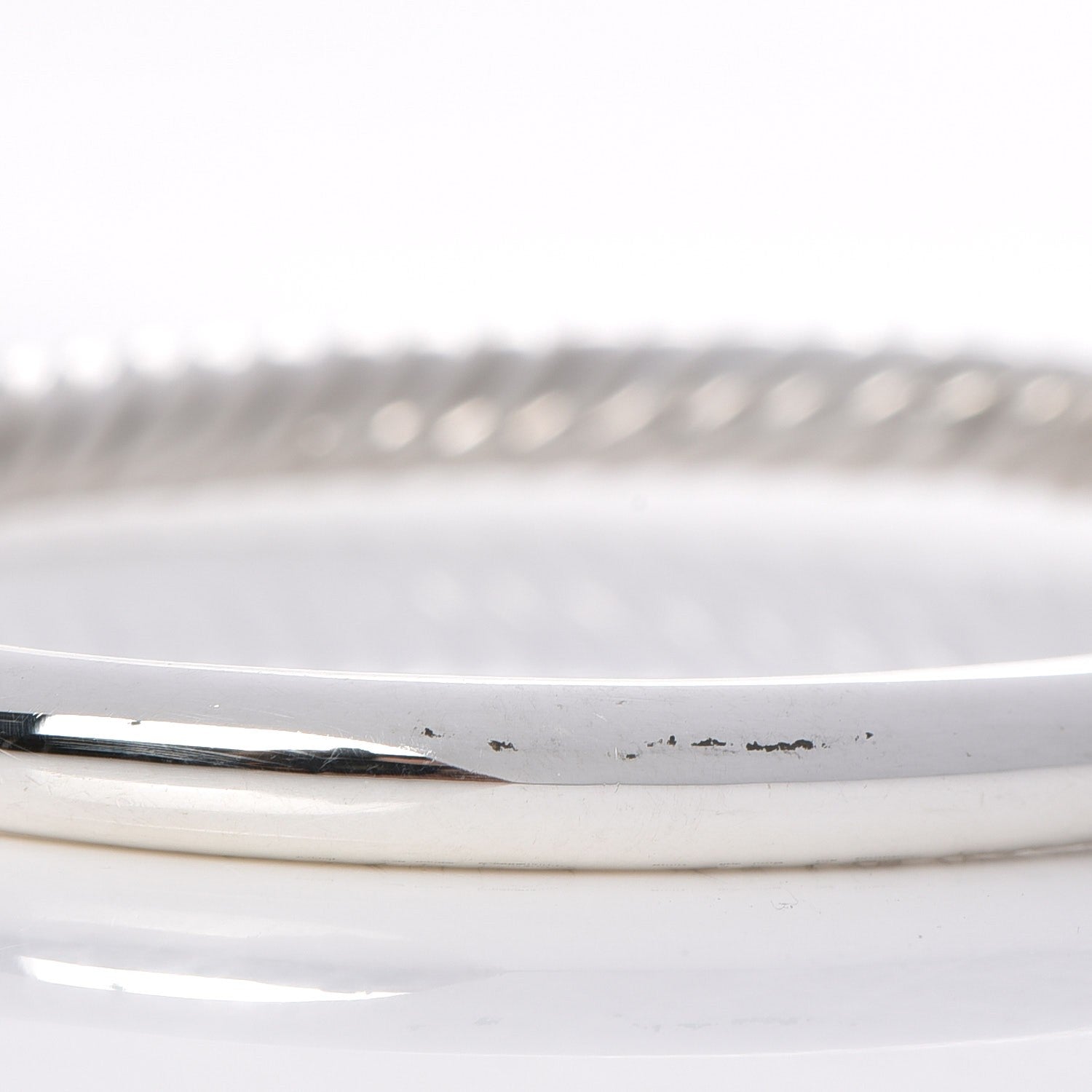 David Yurman Sterling Silver Narrow Cable Classics Bracelet 4 of 11