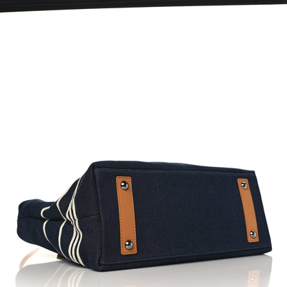 Chanel Denim Large Shopping Tote Blue 4 of 9
