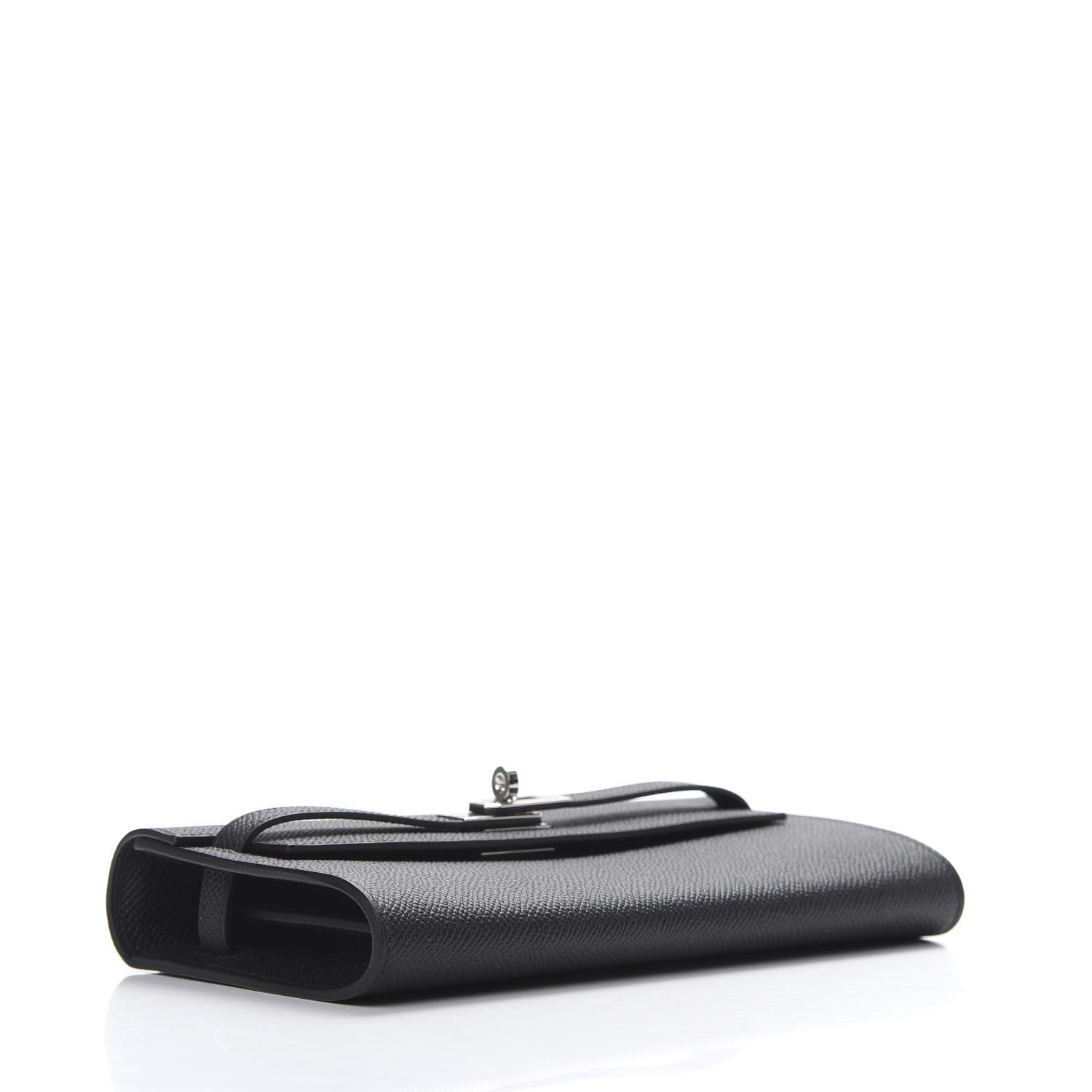 Hermes Epsom Kelly Wallet To Go Black 5 of 8