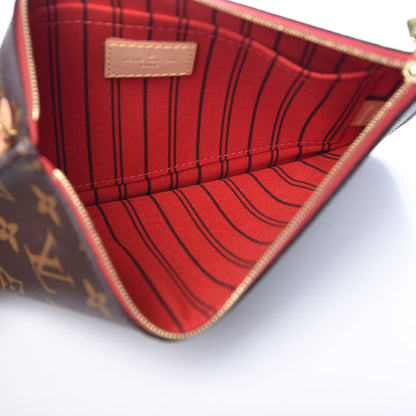 Louis Vuitton Monogram Neverfull MM GM Pochette Cherry 5 of 9