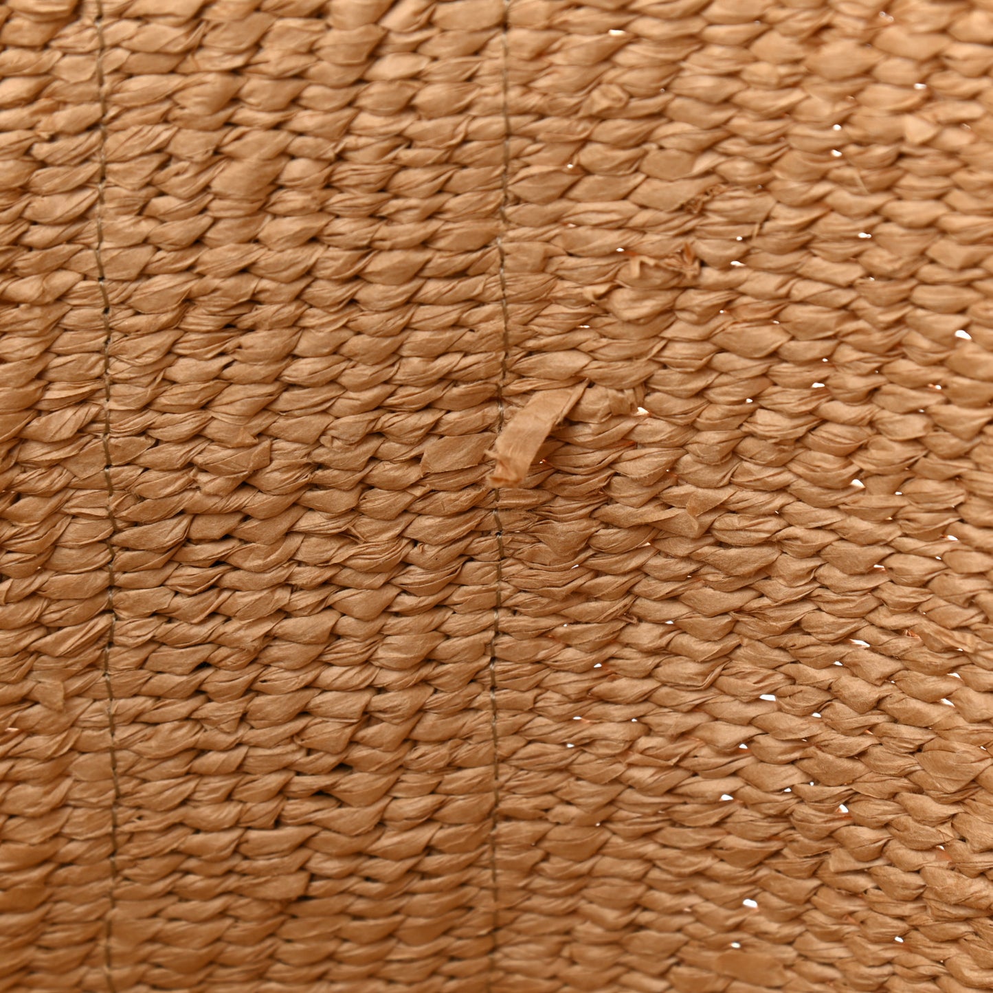 Raffia Large Woody Tote White
