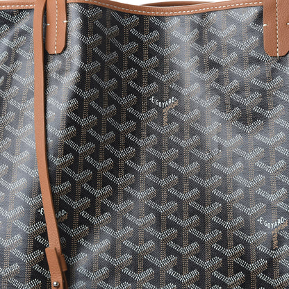 Goyard Goyardine Saint Louis GM Black Gold 8 of 8