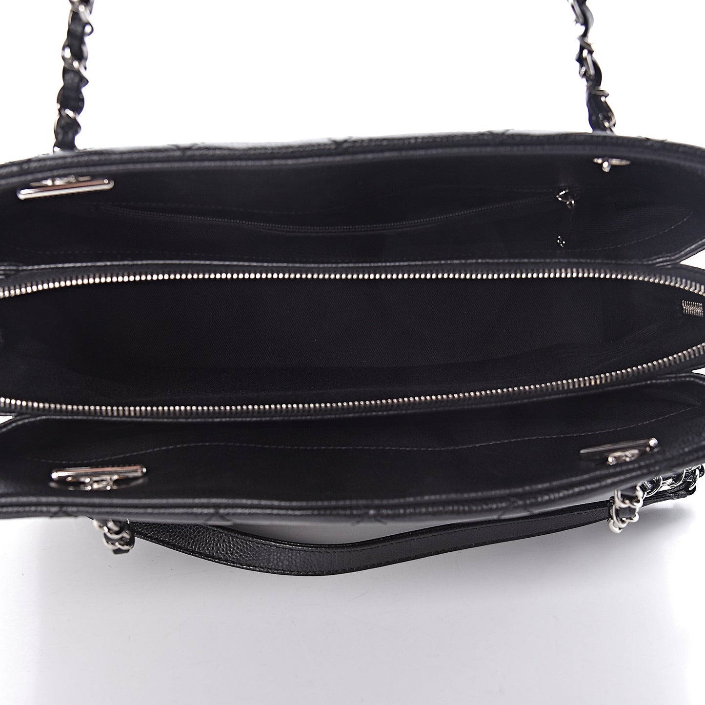 Caviar Quilted CC Timeless Soft Tote Black