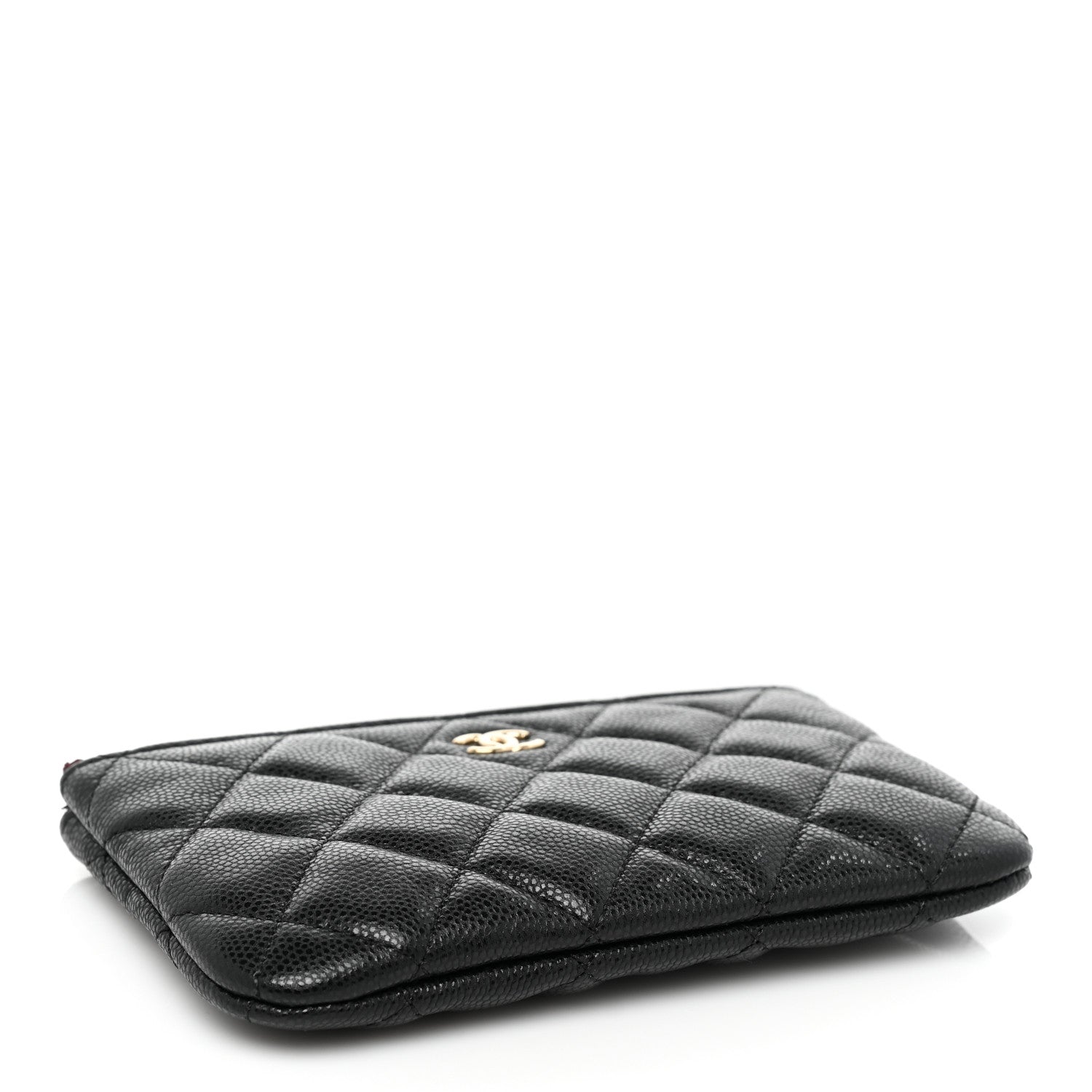 Chanel Caviar Quilted Small Cosmetic Case Black 4 of 8
