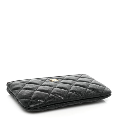 Chanel Caviar Quilted Small Cosmetic Case Black 4 of 8