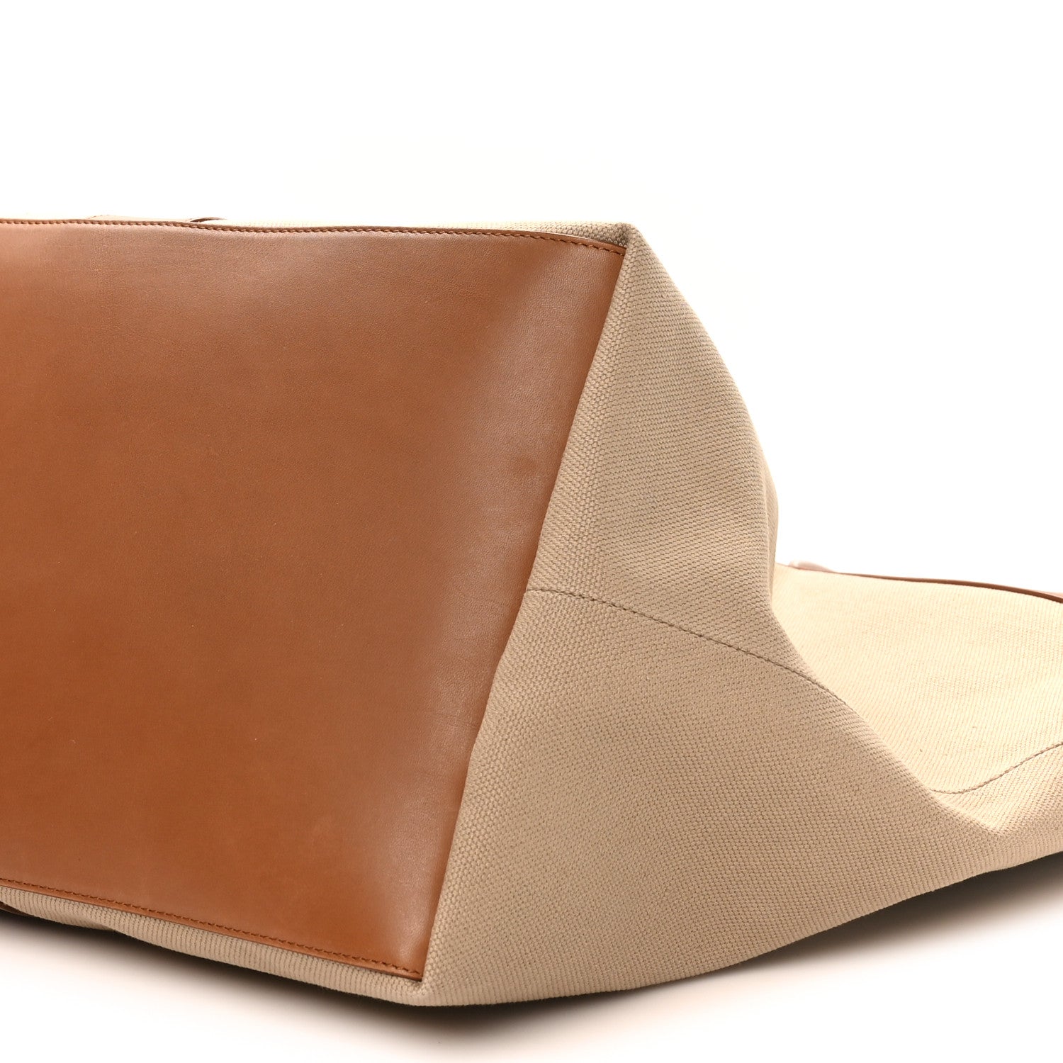 Saint Laurent Canvas Calfskin Y Tote Desert Dust Brick 10 of 10
