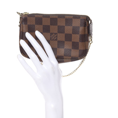 Louis Vuitton Damier Ebene Mini Pochette Accessories 2 of 8