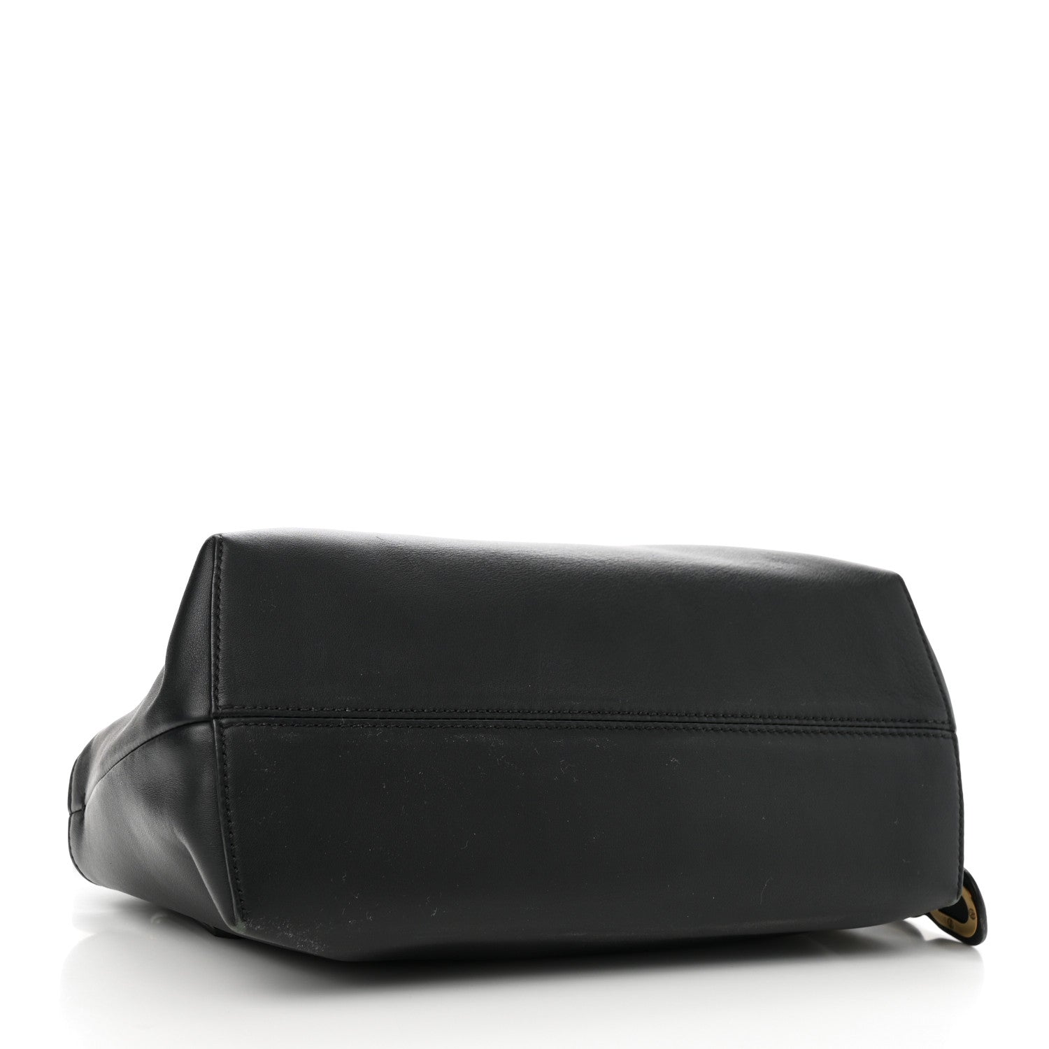 Fendi Vitello Dolce Chain Tail Gold Edition Medium By The Way Boston Bag Black 4 of 10