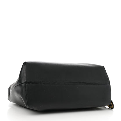 Fendi Vitello Dolce Chain Tail Gold Edition Medium By The Way Boston Bag Black 4 of 10