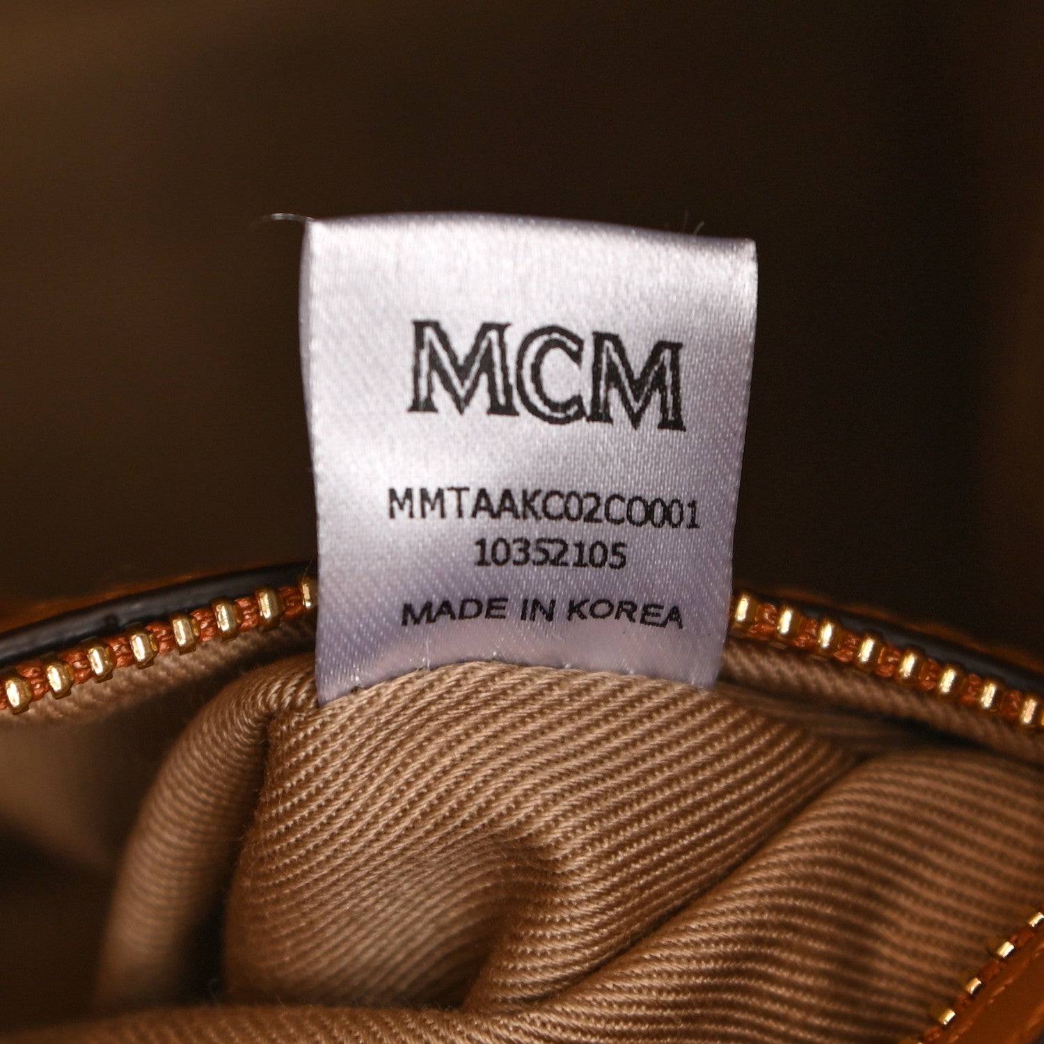 MCM Visetos Mini Klassik Tote Cognac 7 of 13
