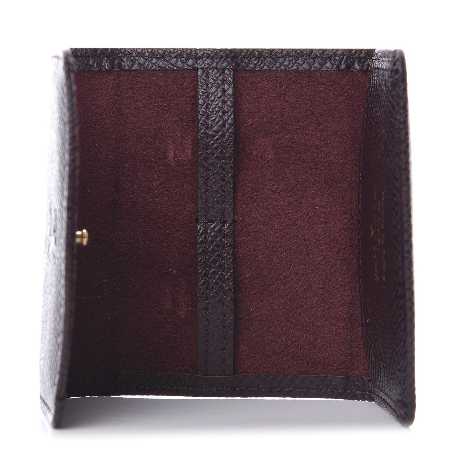 Taiga Cufflinks Case Acajou