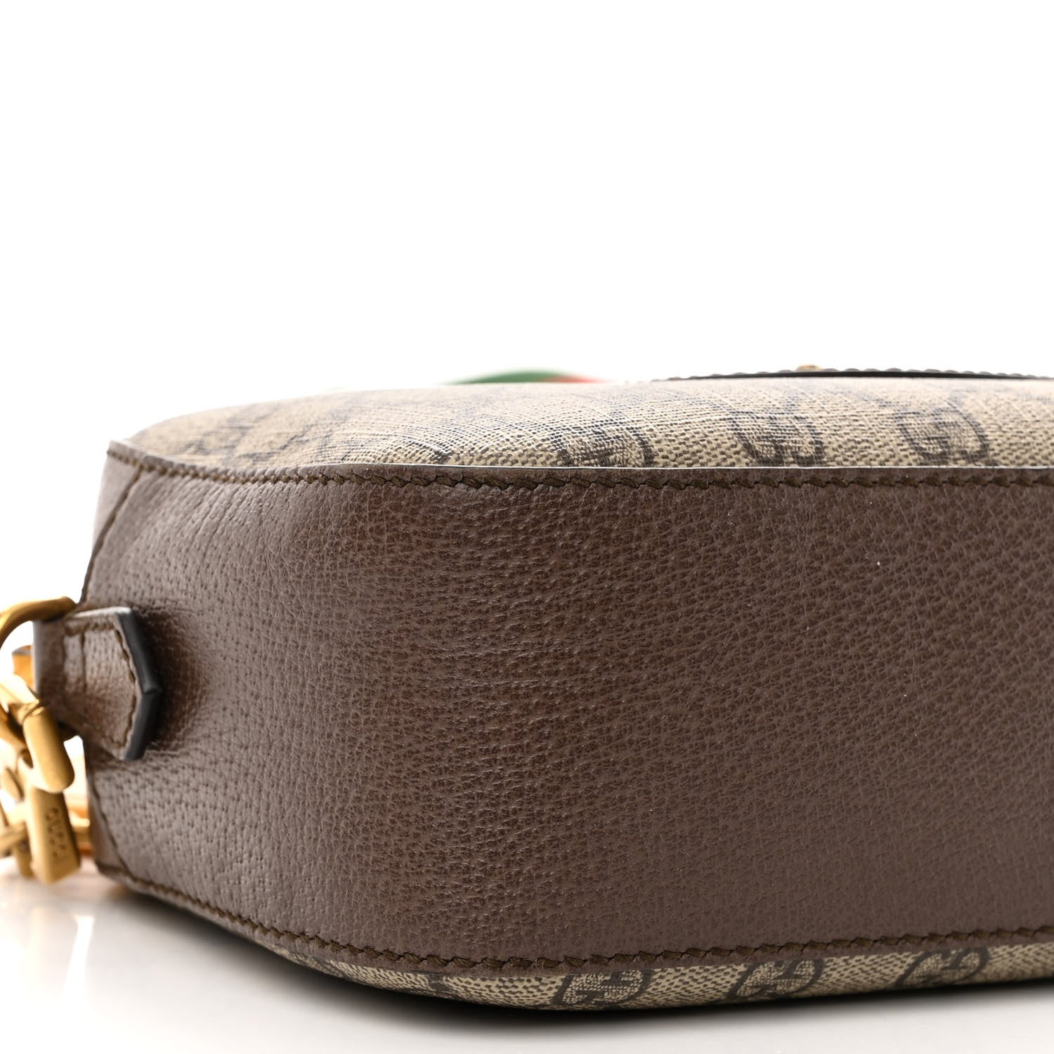 Gucci GG Supreme Monogram Web Neo Vintage Shoulder Bag Beige New Acero Crop 9 of 11