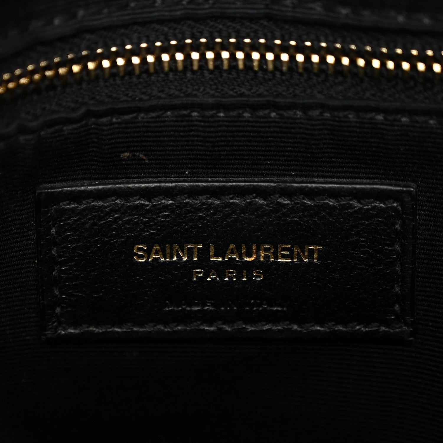 Saint Laurent Calfskin Y Quilted Monogram Medium Loulou Chain Satchel Black 6 of 11