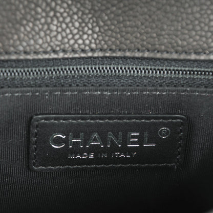 Chanel Caviar Casual Pocket Messenger Flap Black 7 of 8
