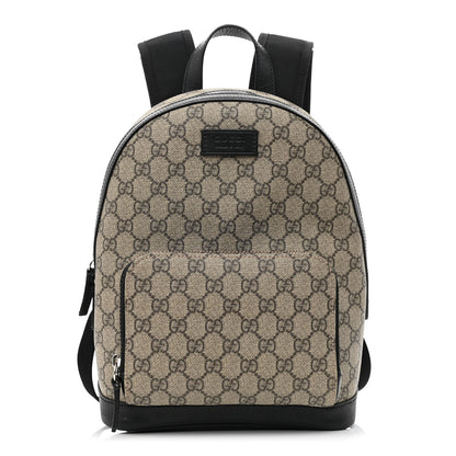 Gucci GG Supreme Monogram Small Eden Day Backpack Black 1 of 10