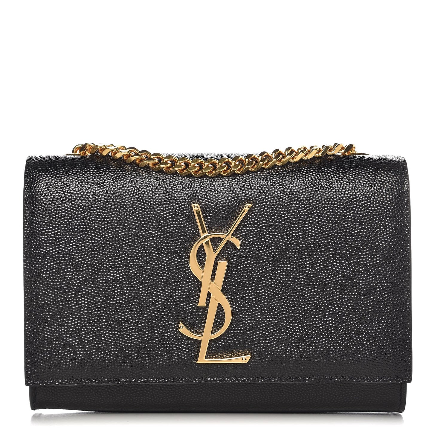 Grain De Poudre Small Monogram Kate Satchel Black
