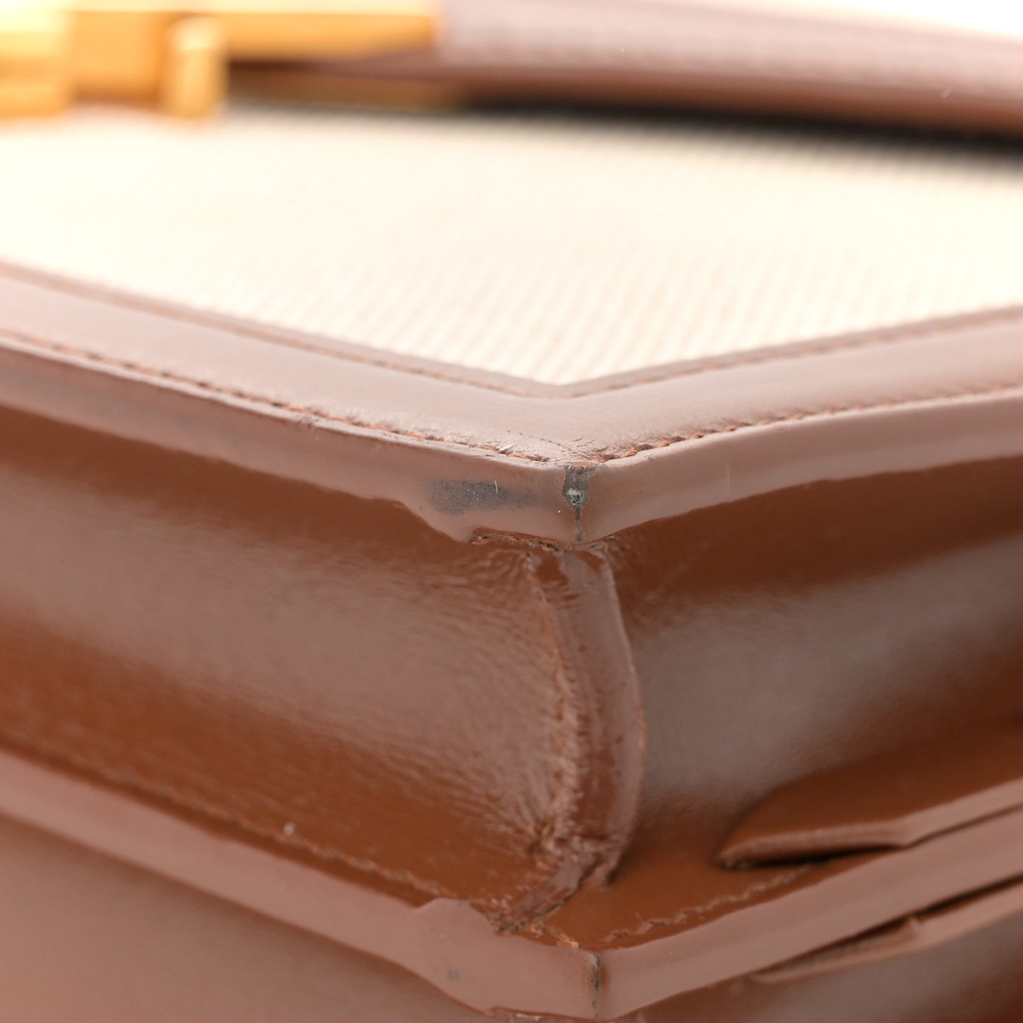 Canvas Calfskin Classic Monogram Cassandra Tan Natural