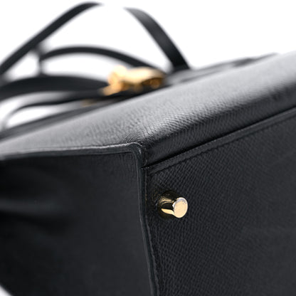 Hermes Epsom Kelly Sellier 32 Black 8 of 15