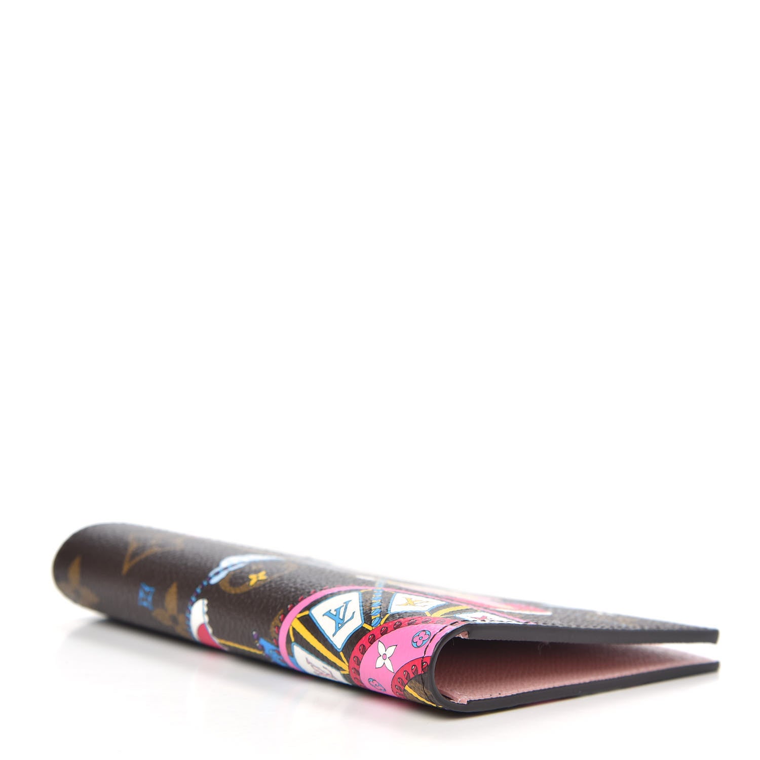 Louis Vuitton Monogram 2020 Christmas Animation Big Wheel Passport Cover Rose Ballerine 4 of 7