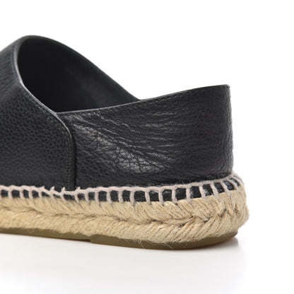 Chanel Grained Calfskin CC Espadrilles 39 Black 14 of 22
