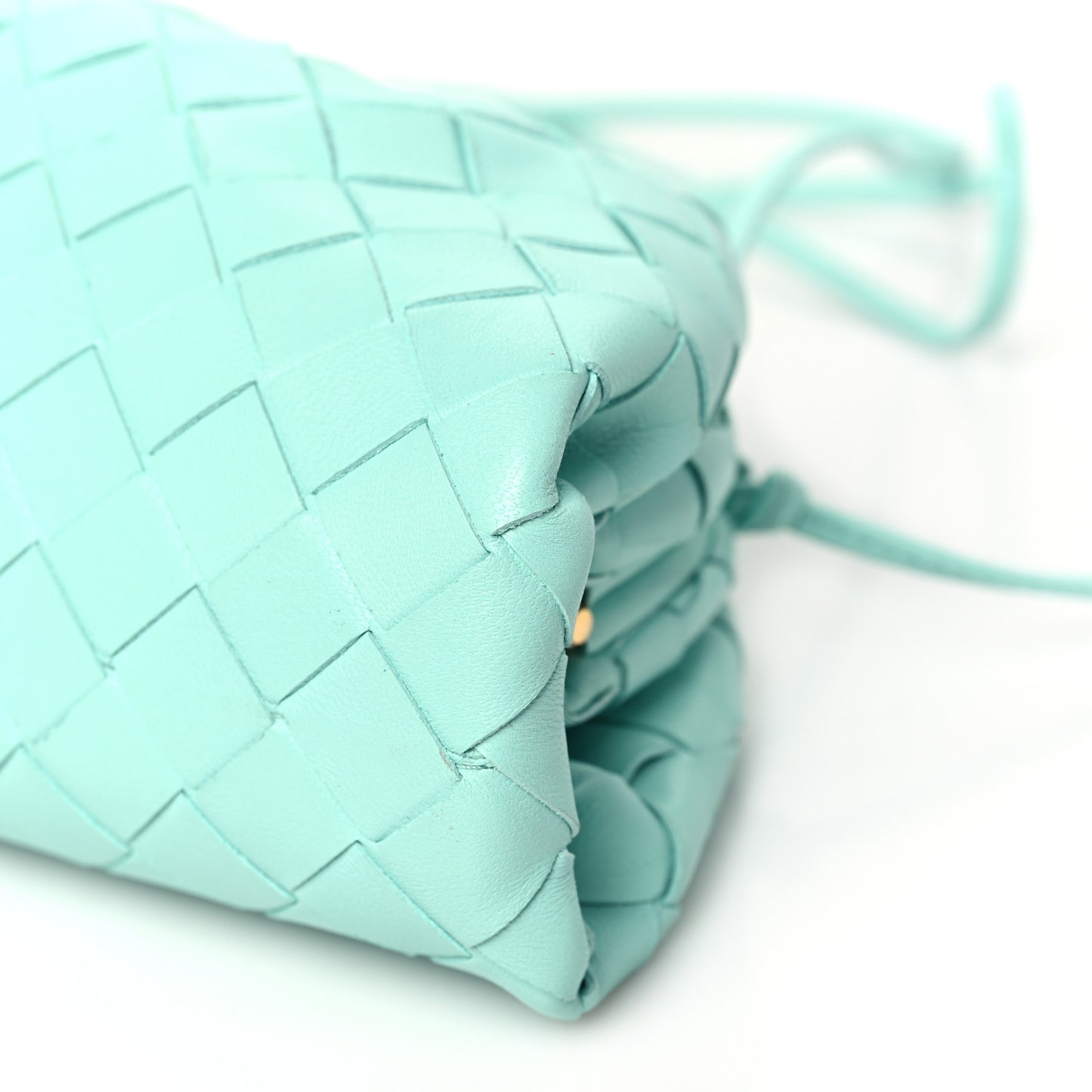 Nappa Intrecciato The Mini Pouch Celadon