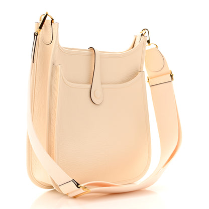 Hermes Taurillon Clemence Evelyne III PM Nata 3 of 11