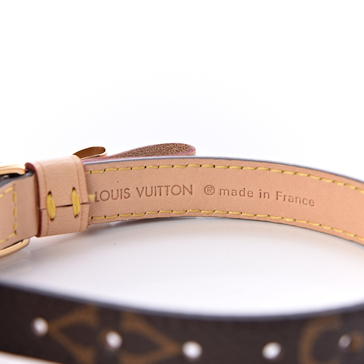 Monogram Baxter Dog Collar PM