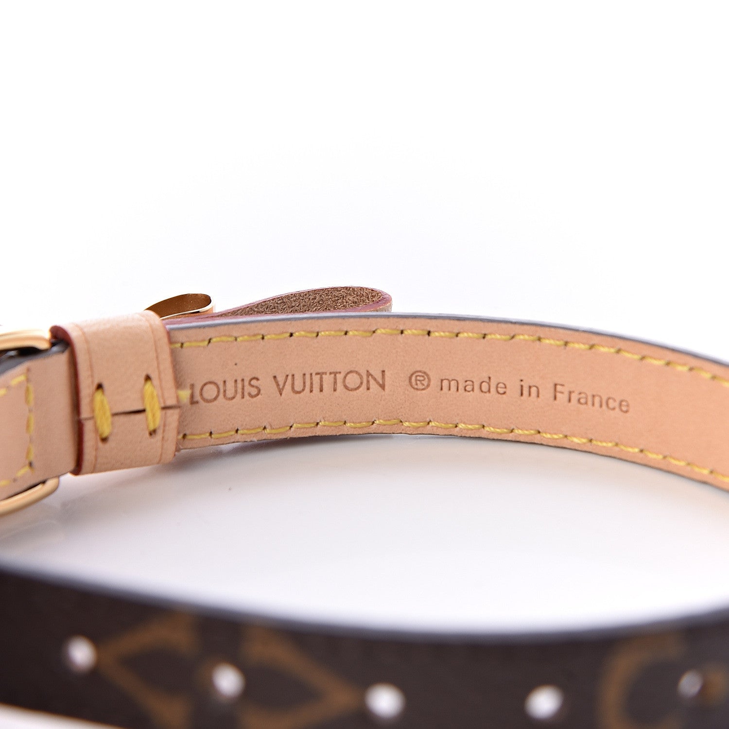 Louis Vuitton Monogram Baxter Dog Collar PM 4 of 5