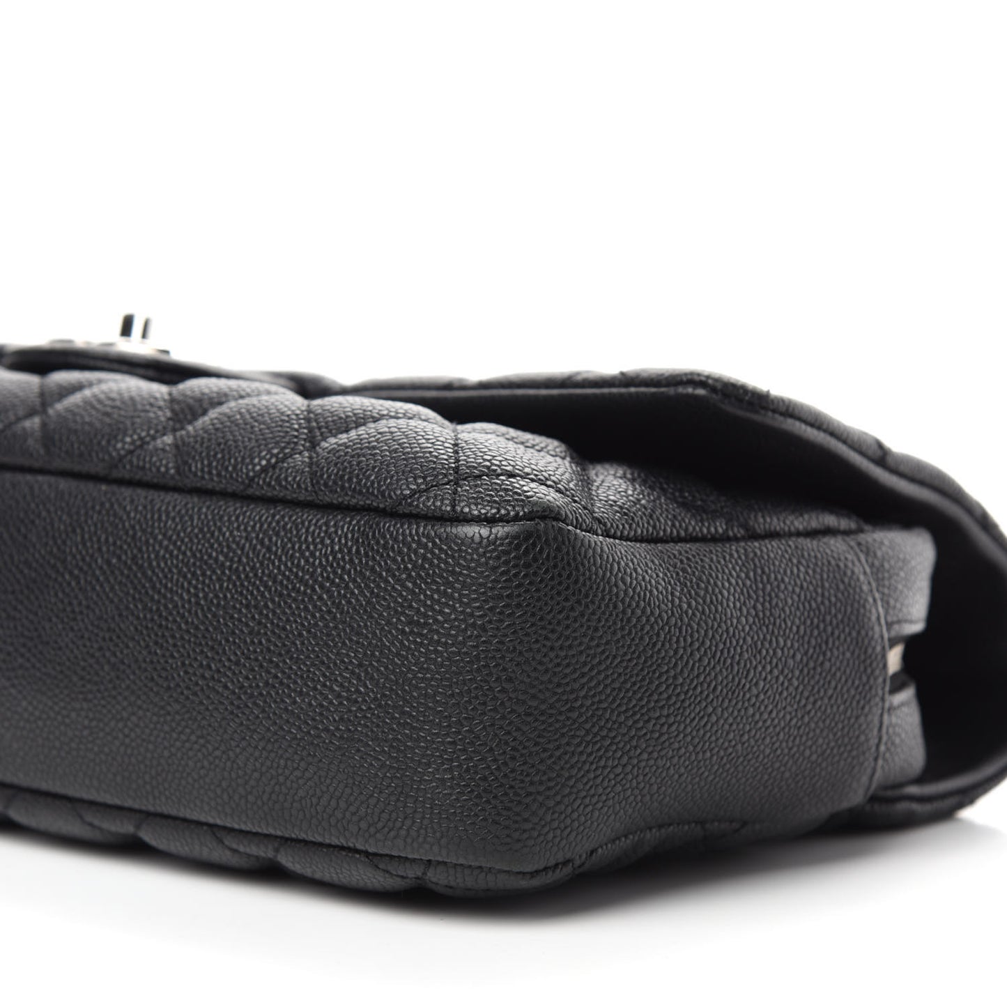 Caviar Quilted Jumbo Easy Flap Black