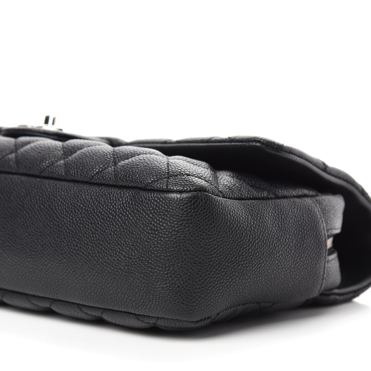 Chanel Caviar Quilted Jumbo Easy Flap Black 7 of 8
