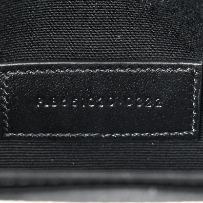 Saint Laurent Grain De Poudre Textured Mixed Matelasse Triquilt Monogram Clutch Blanc Vintage 7 of 8