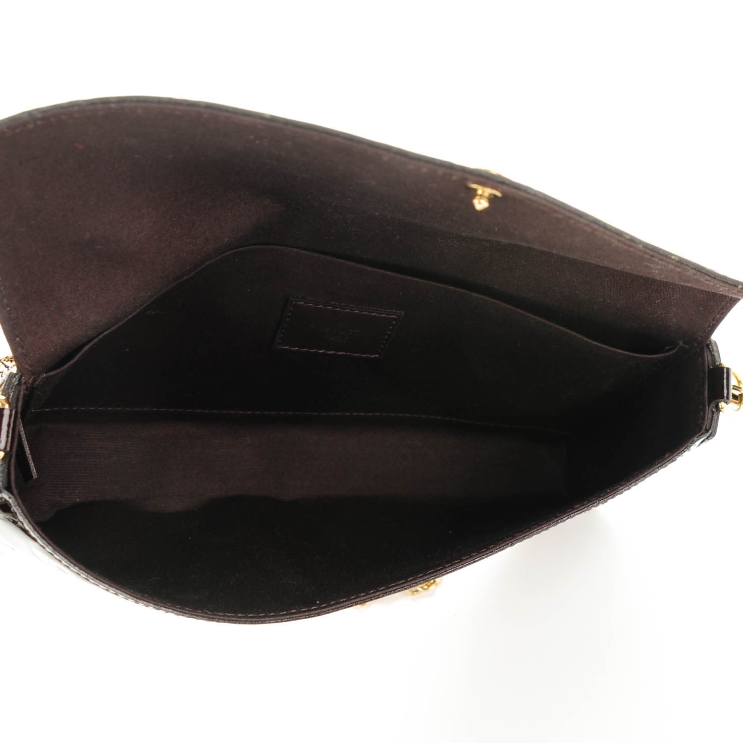 Louis Vuitton Vernis Pochette Felicie Chain Wallet Amarante 5 of 8