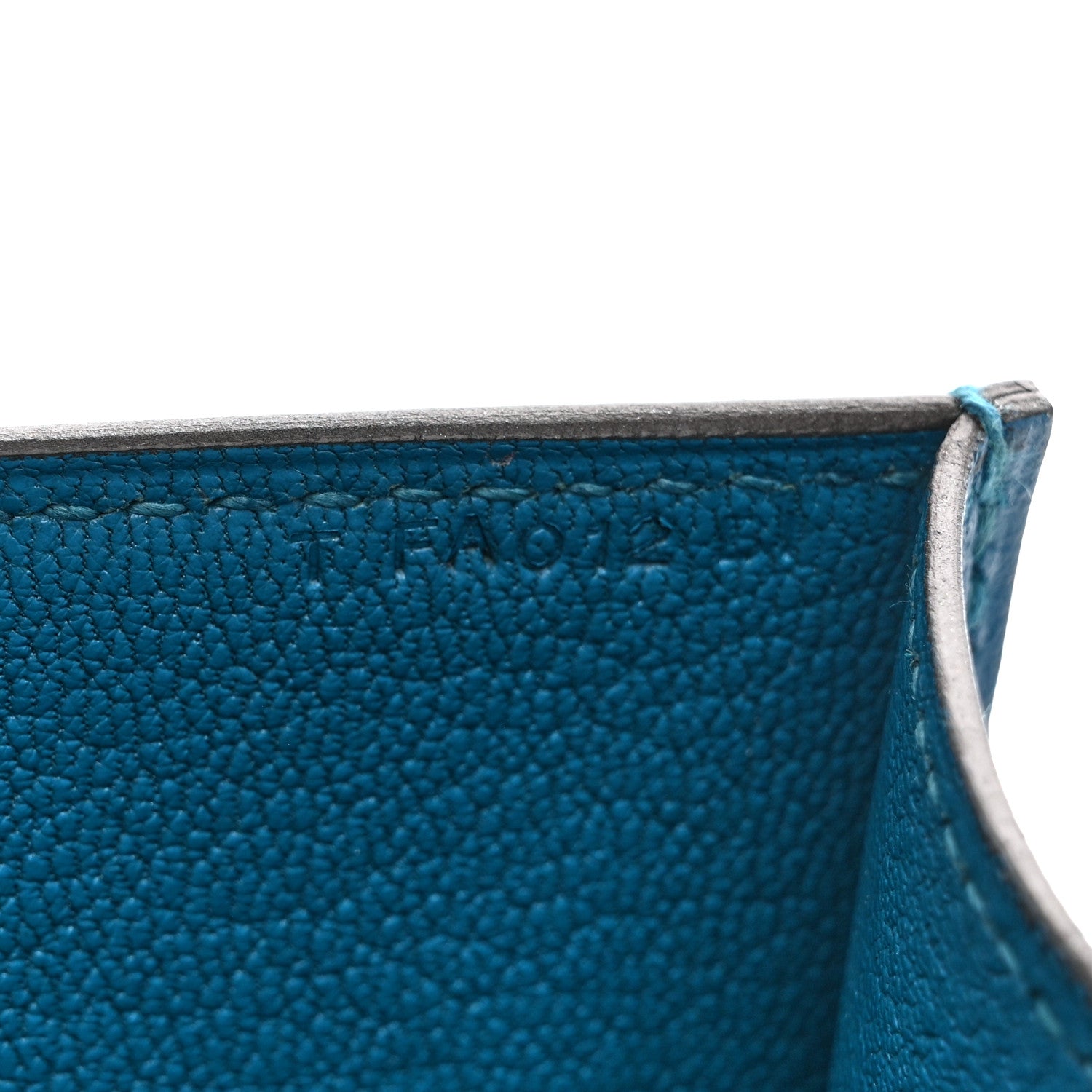 Hermes Tadelakt Medor 23 Clutch Bleu Izmir 7 of 14