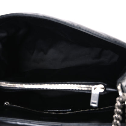 Saint Laurent Calfskin Y Quilted Monogram Medium Loulou Chain Satchel Black 5 of 10