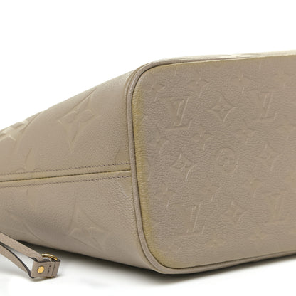 Louis Vuitton Empreinte Monogram Giant Neverfull MM Tourterelle 10 of 12