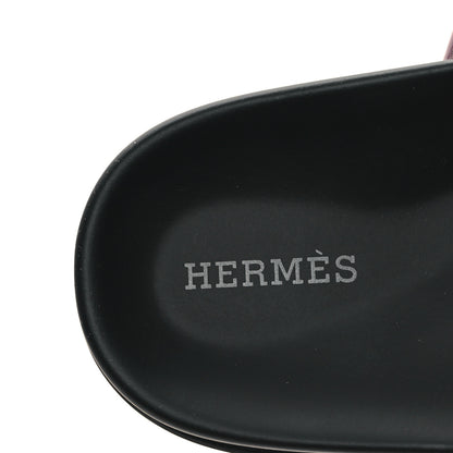 Hermes Calfskin Womens Chypre Sandals 37 Rose Porcelaine 7 of 8
