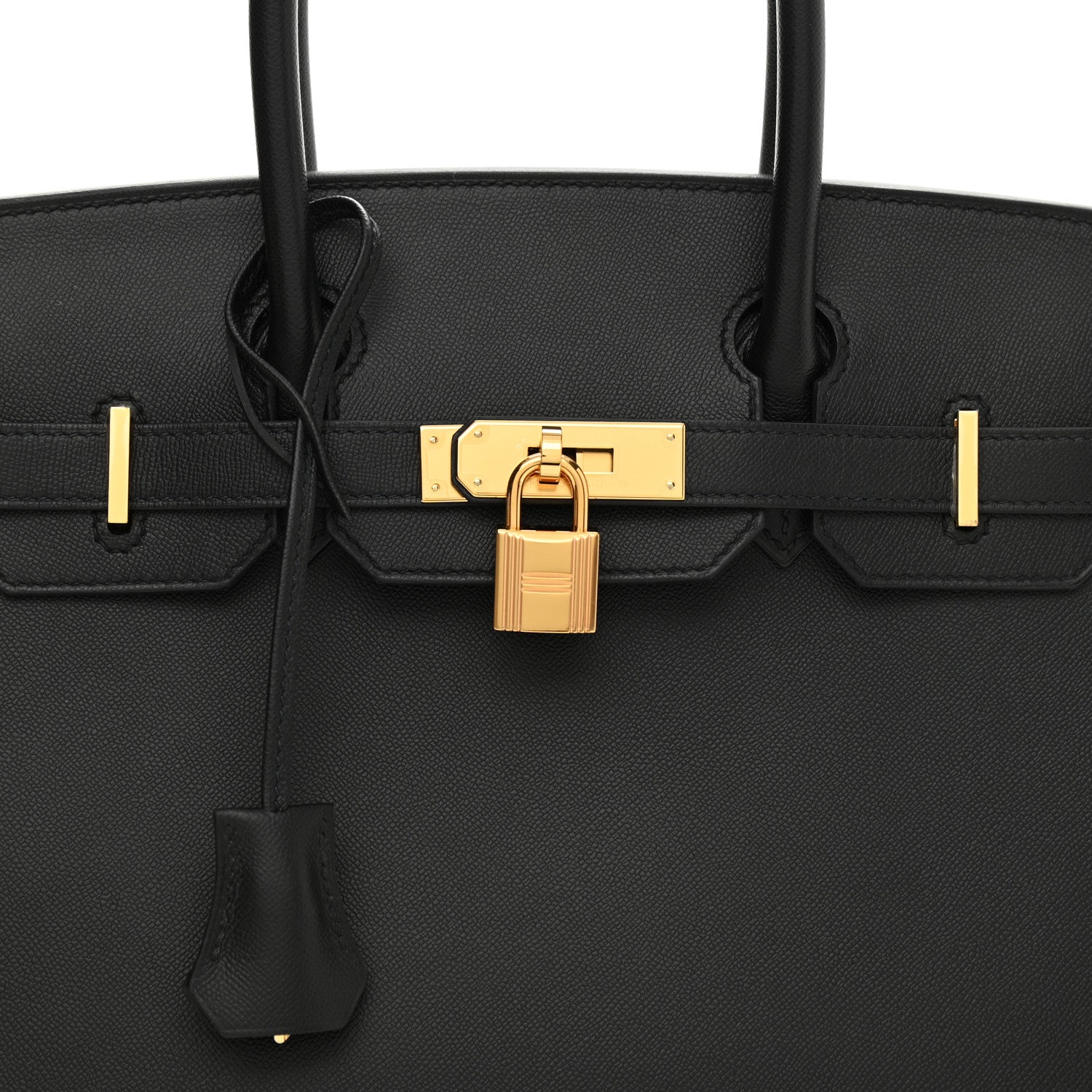 Hermes Madame Calfskin Birkin Sellier 30 Black 9 of 12