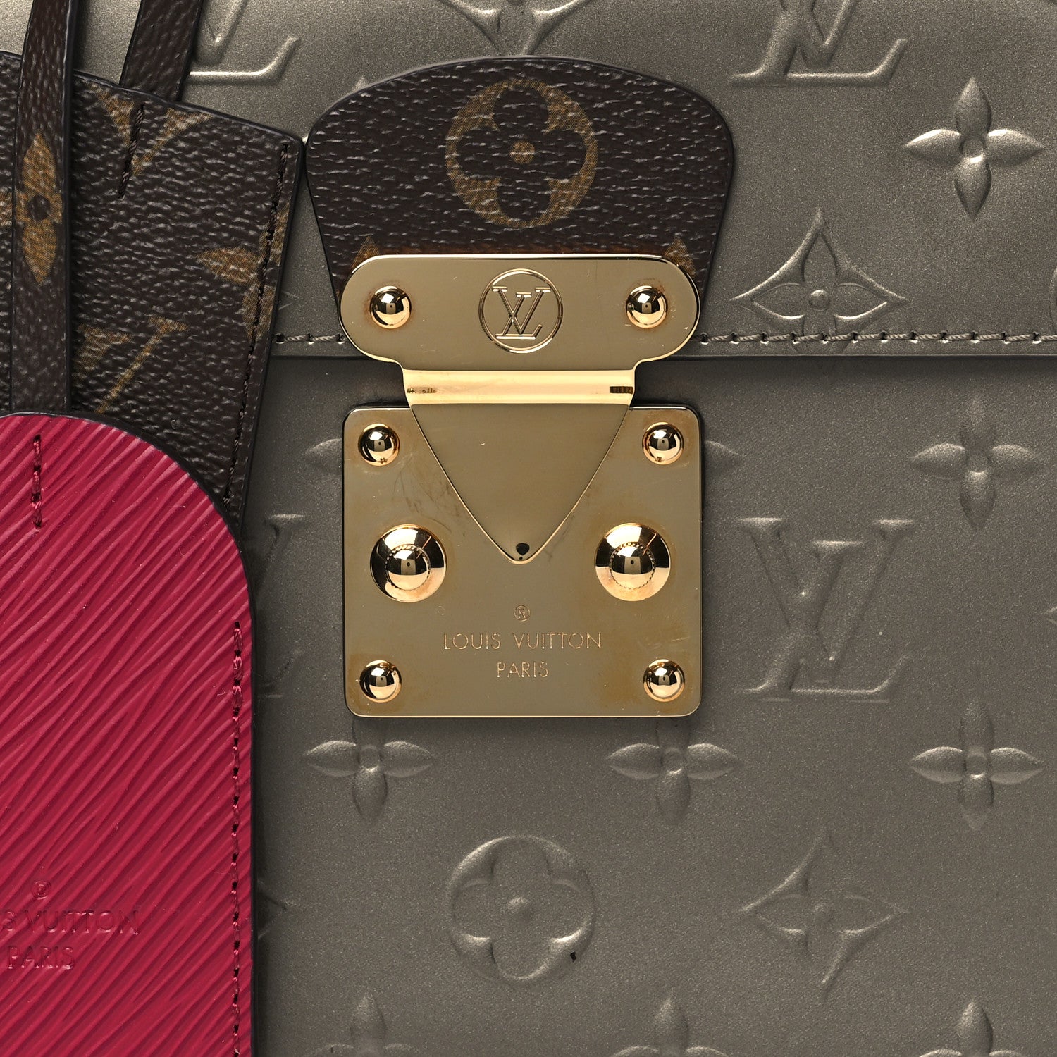 Louis Vuitton Vernis Epi Monogram Spring Street Champagne Metallise 7 of 9