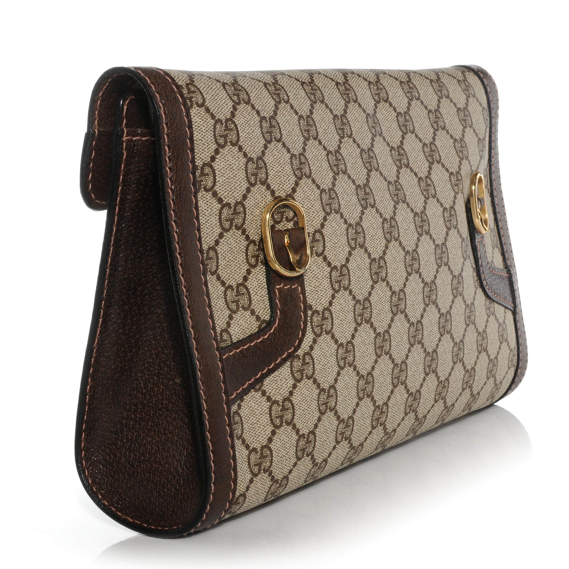 Gucci Monogram Shoulder Bag Brown 3 of 9