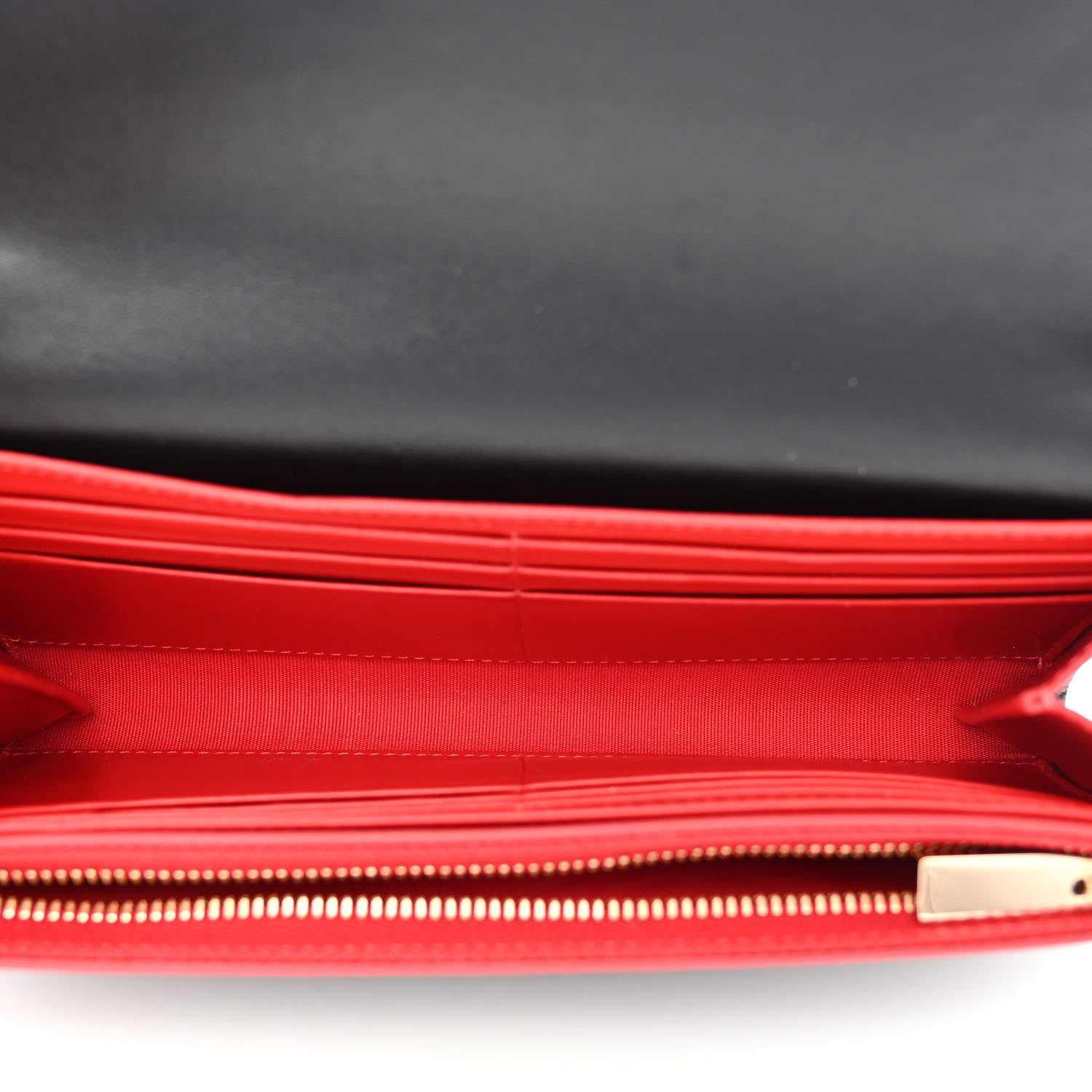 Christian Louboutin Calfskin Boudoir Chain Wallet Black 5 of 12